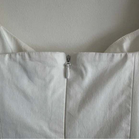 House of CB | Elsie White Puff Sleeve Corset Mini Dress ~ Medium - Picture 11 of 11